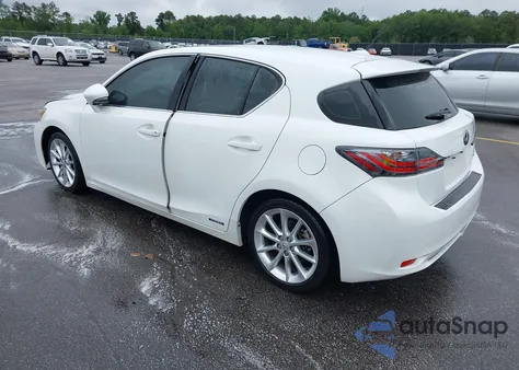 2012 Lexus Ct 200H Premium from USA, damaged, VIN JTHKD5BHXC2121476